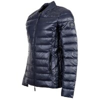 A|X ARMANI EXCHANGE womens down jacket - quilted jacket, zip fastening, hood in collar Blue S (Small)