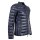 A|X ARMANI EXCHANGE womens down jacket - quilted jacket, zip fastening, hood in collar Blue S (Small)