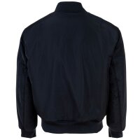 A|X ARMANI EXCHANGE mens bomber jacket - blouson, zip, baseball collar, logo Blue S (Small)