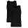 GANT mens vest, 2-pack - TANK TOP, round neck shirt, sleeveless, stretch cotton Black L (Large)