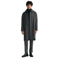 GANT Herren Pullover - CLASSIC COTTON ROLLERNECK, Strickpullover, Rollkragen, Baumwolle Schwarz M