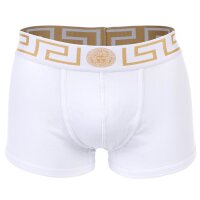 VERSACE Herren Trunks  - TOPEKA, Boxershorts, Stretch Cotton, einfarbig Weiß S