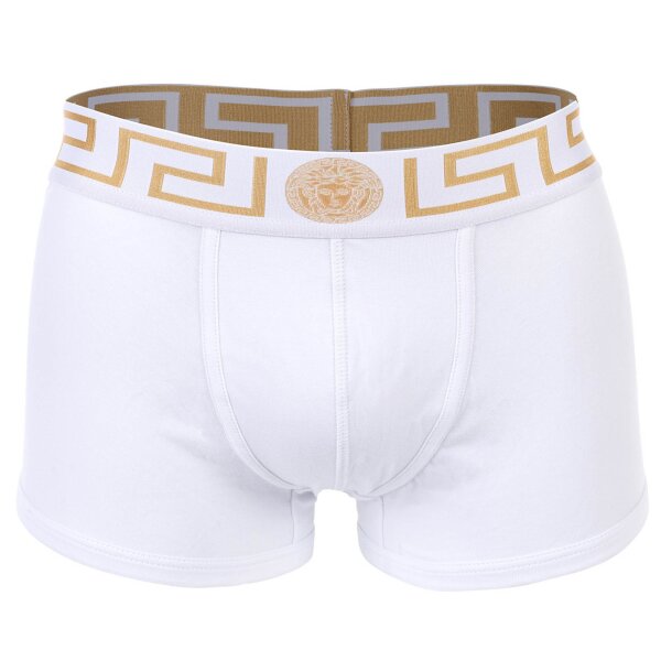 VERSACE Herren Trunks  - TOPEKA, Boxershorts, Stretch Cotton, einfarbig Weiß L