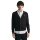 GANT Mens cardigan - CLASSIC COTTON V-CARDIGAN, button placket, V-neck, cotton Black M (Medium)