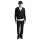 GANT Mens cardigan - CLASSIC COTTON V-CARDIGAN, button placket, V-neck, cotton Black M (Medium)
