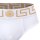 VERSACE Herren Slip - TOPEKA, Stretch Cotton, einfarbig Weiß L