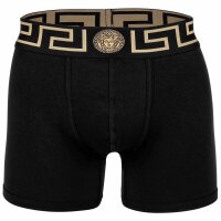VERSACE Herren Boxershorts  - TOPEKA, Bi-Stretch, Organic Cotton, einfarbig Schwarz S