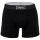 VERSACE Herren Boxershorts - RIBBED, Trunks, Stretch Cotton, Logo, einfarbig Schwarz S