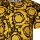 VERSACE Herren T-Shirt - BAROCCO, Unterhemd, Rundhals, Stretch Cotton, Barock-Muster Gold/Schwarz M