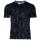 VERSACE Mens T-Shirt - BAROCCO, Undershirt, Crew Neck, Stretch Cotton, Barocco Pattern Black/Grey 3XL (XXX-Large)
