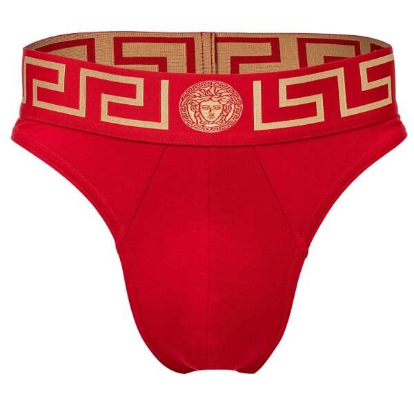VERSACE Herren Tanga - TOPEKA Slip, String, Thong, Stretch Cotton Rot M