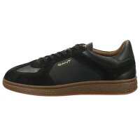 GANT Herren Sneaker - CUZMO, Schnürschuh, Turnschuh, Low, Echtleder Schwarz EUR 44