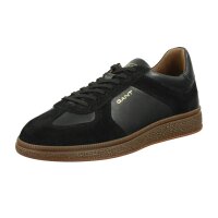 GANT mens sneaker - CUZMO, lace-up shoe, trainers, low, genuine leather Black EUR 44 (UK 10)