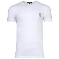 VERSACE Mens T-shirt, 2-pack - Undershirt, Crew Neck, Stretch Cotton White/Black M (Medium)