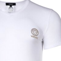 VERSACE Herren T-Shirt - TOPEKA, Unterhemd, V-Ausschnitt, Stretch Cotton Weiß M