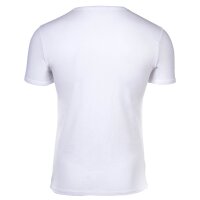 VERSACE Mens T-Shirt - Undershirt, V-Neck, Stretch Cotton White M (Medium)
