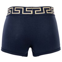VERSACE Mens Boxer Shorts, 3-Pack - TOPEKA, Cotton, solid color Black/Dark blue/White S (Small)