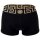 VERSACE Mens Boxer Shorts, 3-Pack - TOPEKA, Cotton, solid color Black/Dark blue/White S (Small)