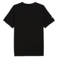 PUMA Mens T-Shirt - AMG Logo Tee, motorsport, short sleeve, logo print, cotton Black 2XL (XX-Large)