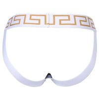 VERSACE Herren Jockstrap - TOPEKA, Jocks, Tanga Slip, Stretch Cotton Weiß XL