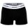 LACOSTE Herren Boxershorts, 3er Pack - Trunks, Cotton Stretch, Logobund Schwarz/Weiß/Grau M