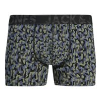 JACK&JONES Mens Boxer Shorts, 10 Pack - JACDANNY, Trunks, Cotton Stretch, Camouflage Black/Green/Blue S (Small)