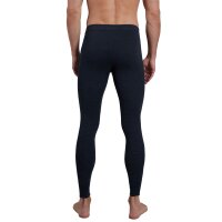 GÖTZBURG Herren Lange Unterhose - Eingriff, Long John "Jeans Ringel" Blau M