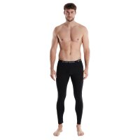 TOM TAILOR Herren Lange Unterhose - Long John "Buffer"  Schwarz XXL