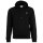 LACOSTE mens hoodie with hood - sweatshirt, brushed fleece, cotton blend Black S (Small)