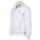 LACOSTE mens sweat jacket with hood - zip, brushed fleece, cotton blend White S (Small)