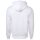 LACOSTE mens sweat jacket with hood - zip, brushed fleece, cotton blend White L (Large)