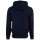 LACOSTE Herren Sweatjacke mit Kapuze - Zipper, aufgerautes Fleece Blau S