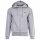 LACOSTE Herren Sweatjacke mit Kapuze - Zipper, aufgerautes Fleece Grau 4XL