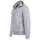 LACOSTE mens sweat jacket with hood - zip, brushed fleece, cotton blend Grey 4XL (XXXX-Large)