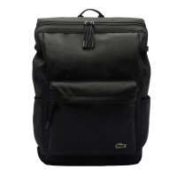 LACOSTE Unisex Backpack - Neocroc Backpack, 42.5x30x18.5 cm (HxWxD), plain Black