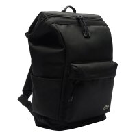LACOSTE Unisex Backpack - Neocroc Backpack, 42.5x30x18.5 cm (HxWxD), plain Black