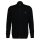 GANT mens cardigan - CASUAL COTTON ZIP CARDIGAN, stand-up collar, cotton Black M (Medium)