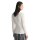 GANT Damen Cable-Strickpullover - STRETCH COTTON CABLE V-NECK, Zopfstrick Ecru S