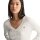 GANT Damen Cable-Strickpullover - STRETCH COTTON CABLE V-NECK, Zopfstrick Ecru S