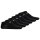 NIKE Unisex Sneaker Socks, 6-pack - Lightweight - No Show Sneaker, solid color, logo Black 42-46 (UK 8-11)