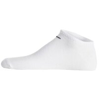 NIKE Unisex Sneaker Socks, 6-pack - Lightweight - No Show Sneaker, solid color, logo White 38-42 (UK 5-8)
