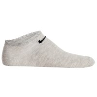 NIKE Unisex Sneaker Socks, 6-pack - Lightweight - No Show Sneaker, solid color, logo White/Black/Grey 38-42 (UK 5-8)