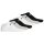 NIKE Unisex Sneakersocken, 6er Pack - Lightweight - No Show Sneaker, einfarbig, Logo Weiß/Schwarz/Grau 38-42