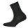 Hudson 6 pairs of ladies socks - Only 6-pack, short socks, roll-up band, Unicoloured Black 2,5-4,5 UK