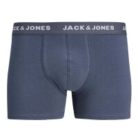JACK&JONES Herren Boxershorts, 7er Pack - JACMASON FLOWER TRUNKS, Floral, Logobund Grün/Blau/Schwarz S