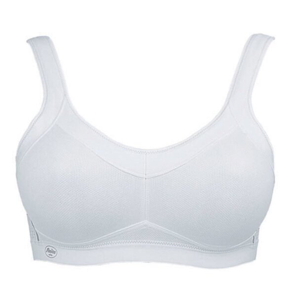 Anita Active Womens Sports Bra - Momentum, Cup Size F, Bustier, Breathable White 42F