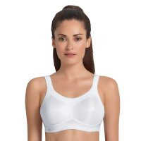 Anita Active Womens Sports Bra - Momentum, Cup Size F, Bustier, Breathable White 42F