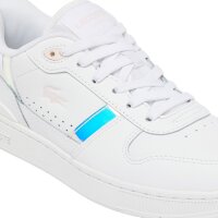 LACOSTE womens trainers - T-CLIP SET, retro, trainers, logo, genuine leather White EUR 39 (UK 5.5)