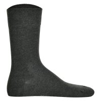 Hudson 3 Paar Herren Socken, Relax Cotton Strumpf, ohne Gummifäden, Einfarbig Grau 41-42 (7-8 UK)