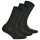 Hudson 3 Paar Damen Socken, Relax Cotton Strumpf, Komfortbund, Einfarbig Schwarz 35-38 (2,5-4,5 UK)